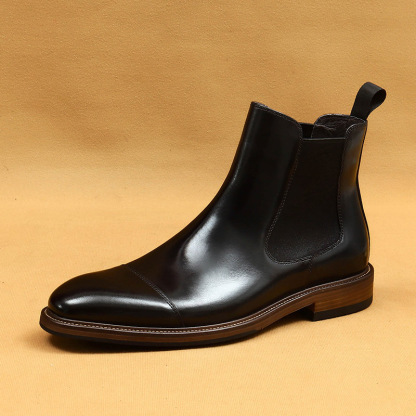 [Copy]Men's Genuine Leather Wingtip Derby Shoes—Two-Tone Brogue Derbies Suitable for Weddings and Business Occasions