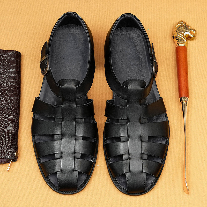 [Copy][Copy]Summer Fashion Genuine Leather Casual Men's Sandals