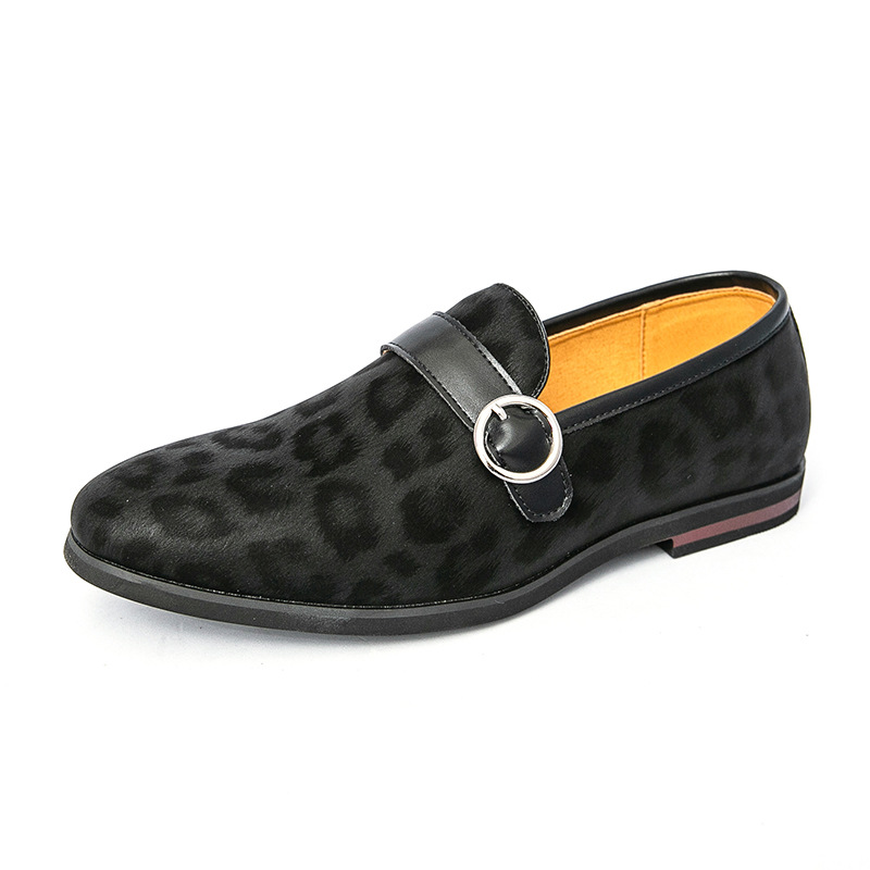 Men's 2025 Spring and Autumn Retro Slip-On Business Formal Loafers