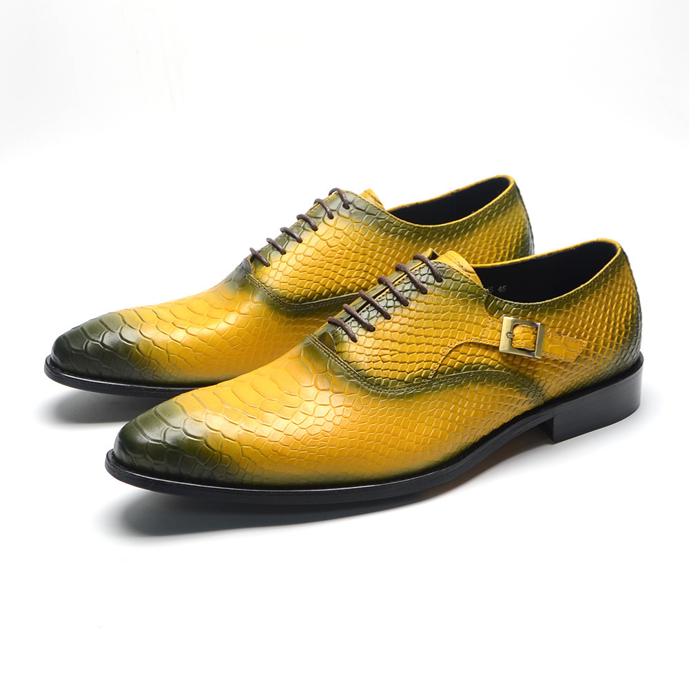 GUYSTEP™High-grade handmade cowhide all-match business formal leather shoes
