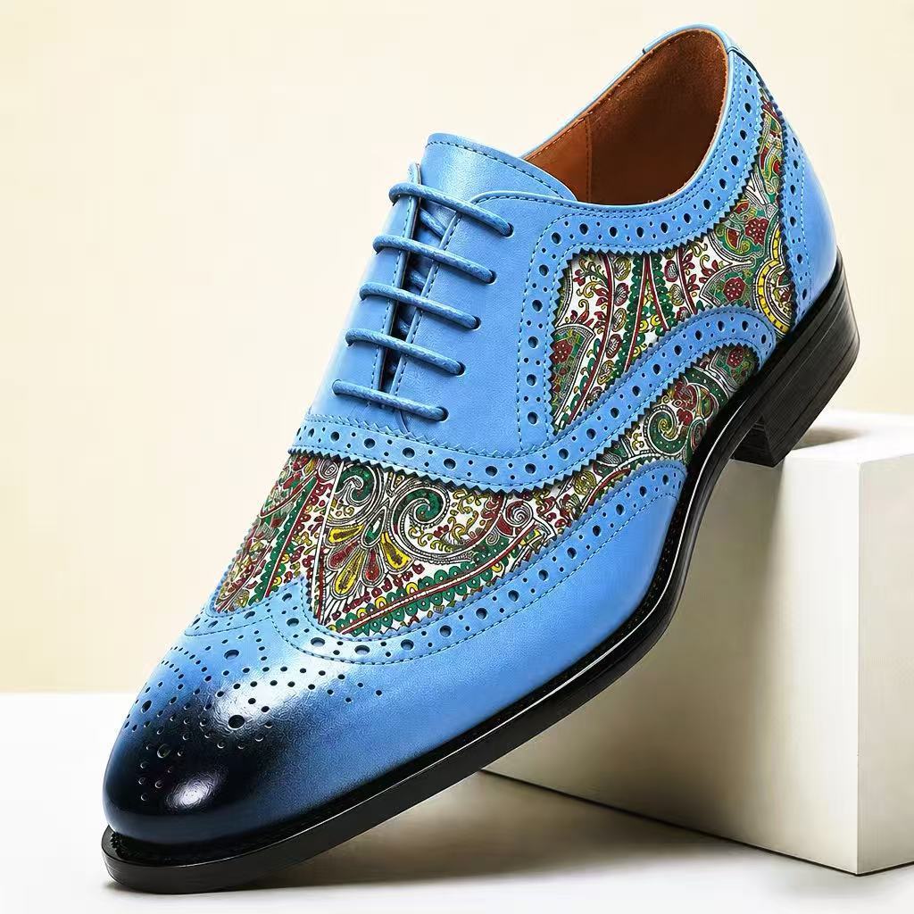 Stefano Cowhide Leather Shoes