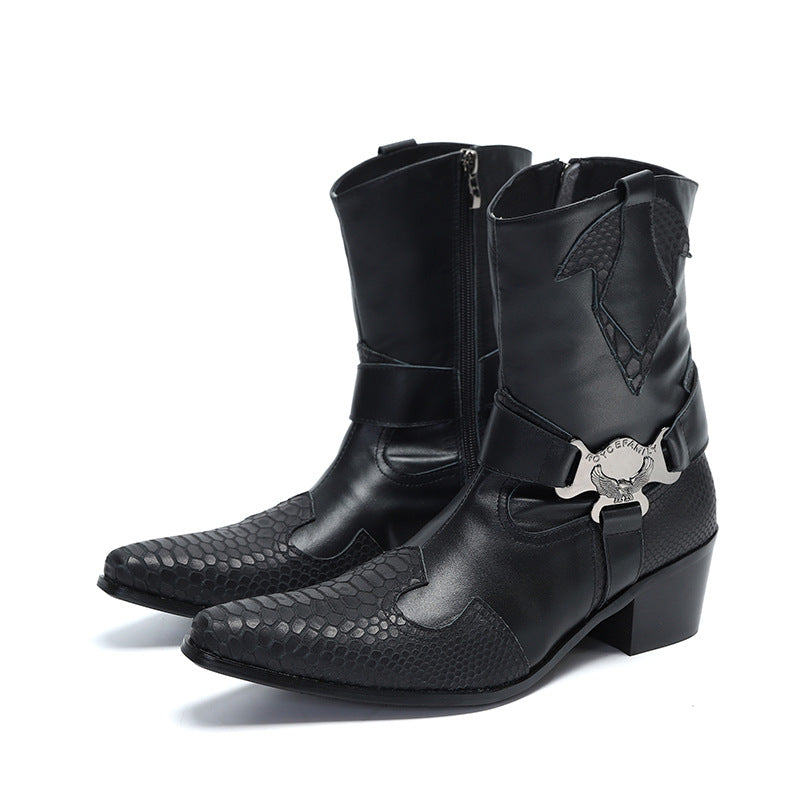 Men's high top Chelsea boots