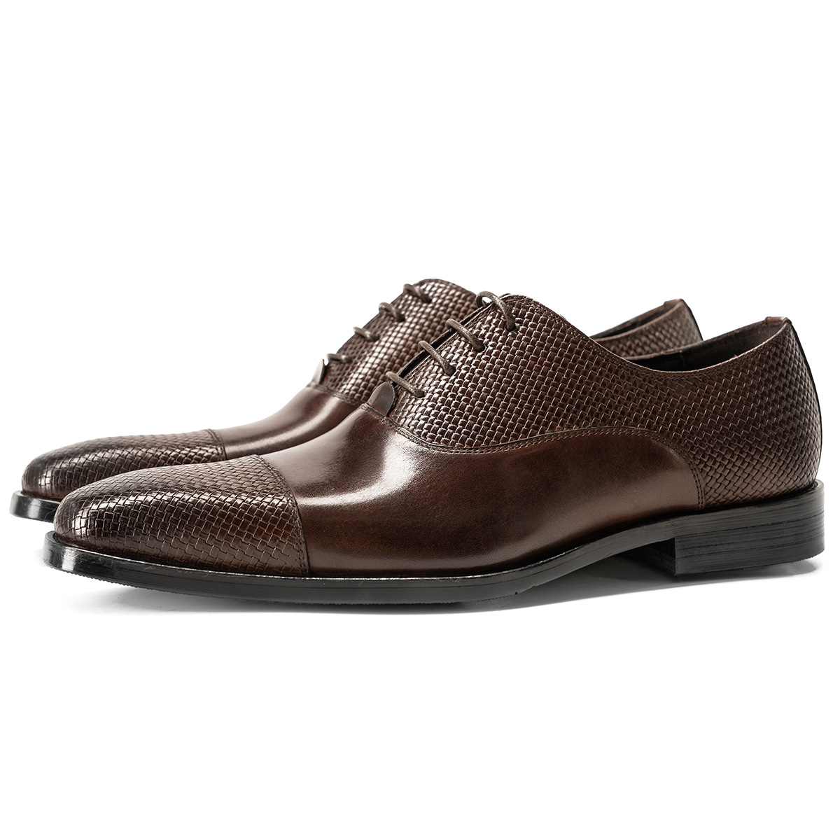 Men's business formal British style leather Oxford shoes