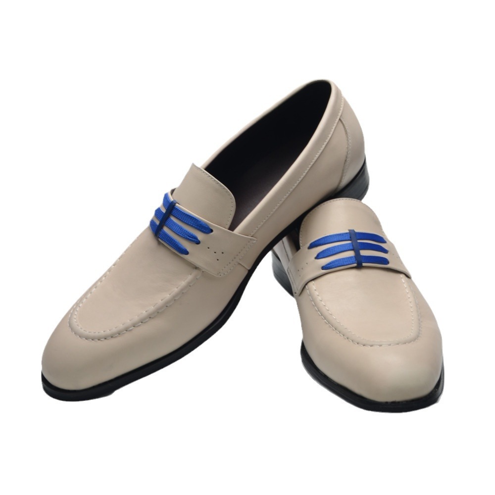 Men's European high-end quality handmade first-layer cowhide dragonfly new style business casual loafers genuine leather men's shoes