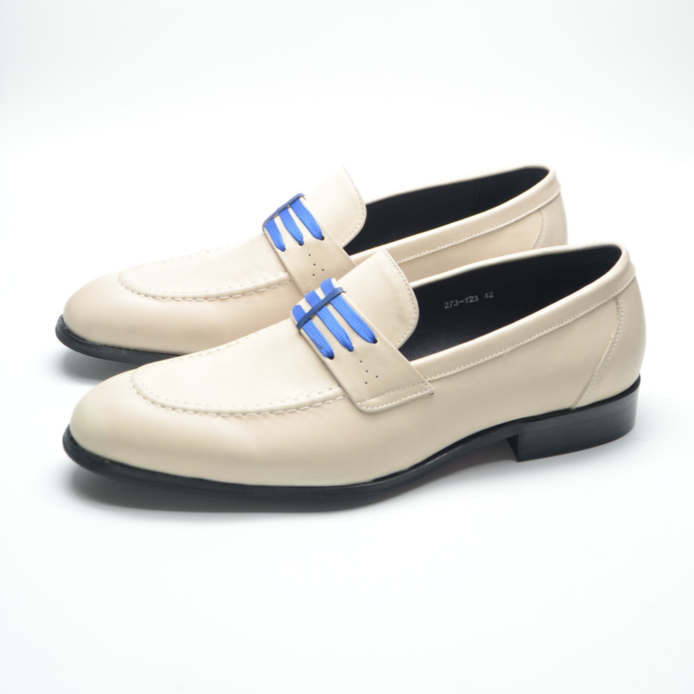 Men's European high-end quality handmade first-layer cowhide dragonfly new style business casual loafers genuine leather men's shoes