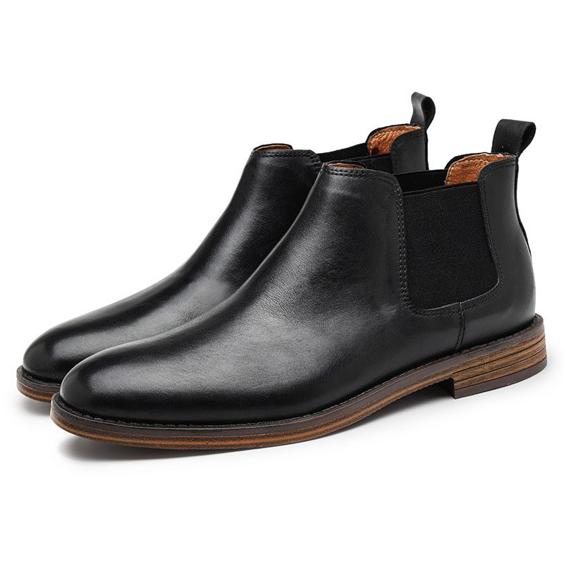 GUYSTEP™-Vintage top layer leather men's Chelsea boots