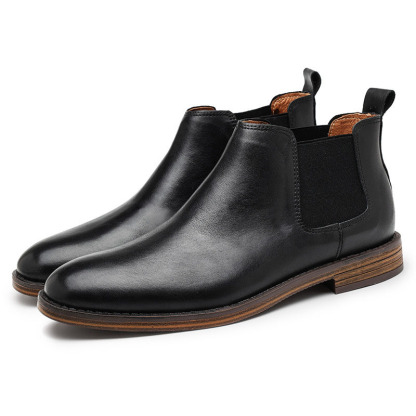 GUYSTEP™-Vintage top layer leather men's Chelsea boots