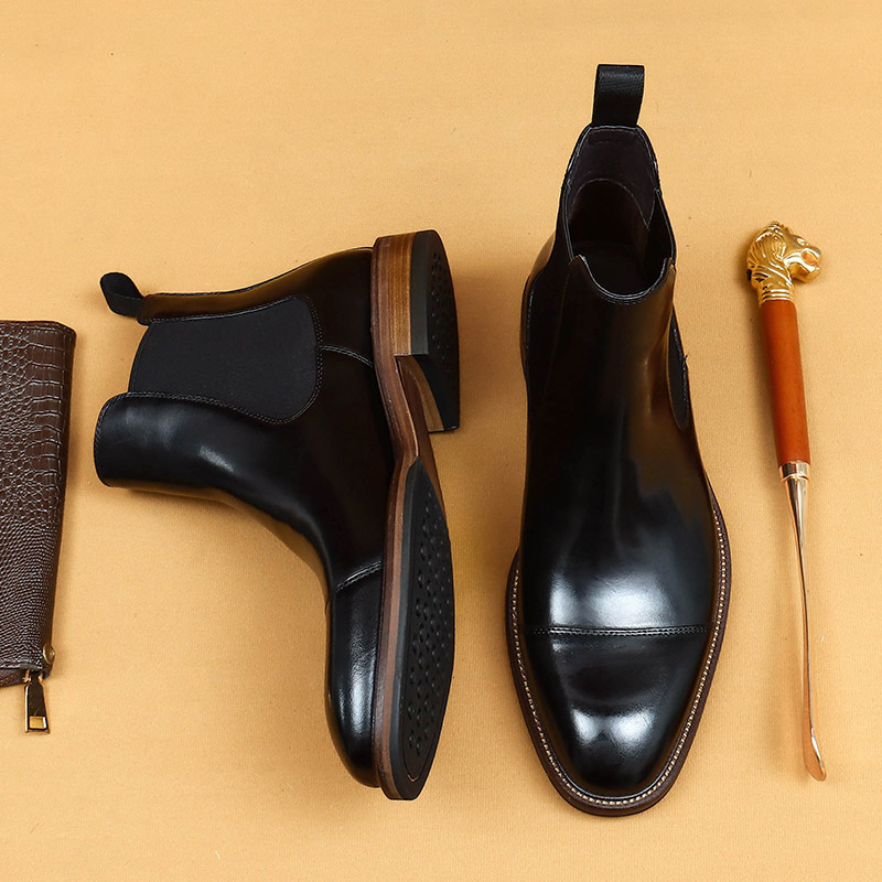 [Copy]Men's Genuine Leather Wingtip Derby Shoes—Two-Tone Brogue Derbies Suitable for Weddings and Business Occasions