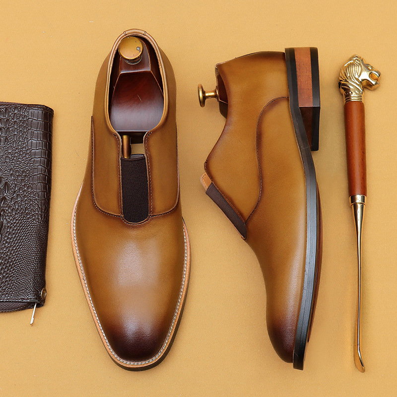 2026 New Business Formal Slip-On Leather Shoes