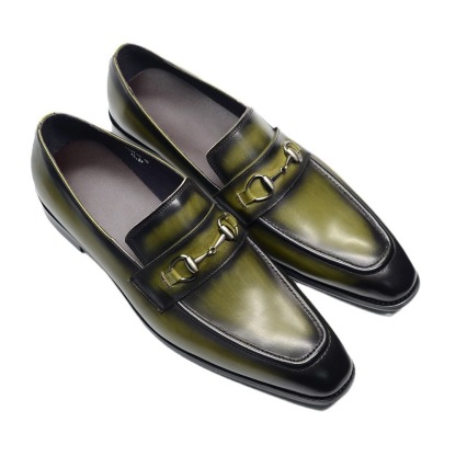 2024 new men's fashion new summer business casual first layer cowhide genuine leather moccasins luxury men's shoes