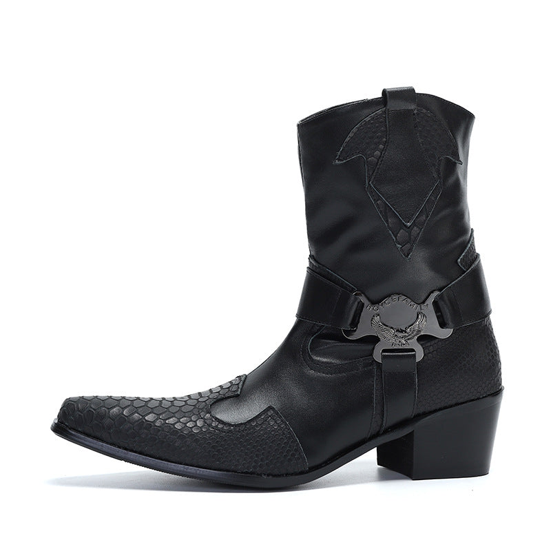 Men's high top Chelsea boots