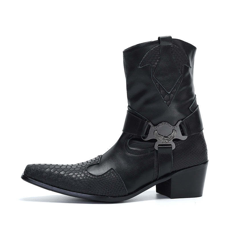 Men's high top Chelsea boots