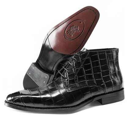 [Refuse to sell second-hand goods-source factory] Autumn and winter new Martin boots leather men's boots trendy men's shoes