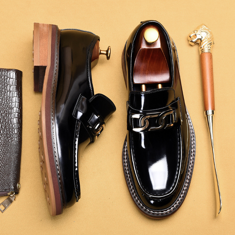 Men's Business Casual Leather Loafers