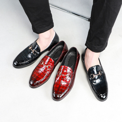 British style fashion business casual leather shoes