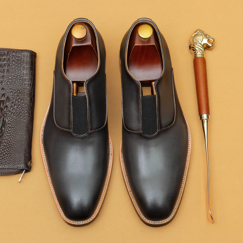 2026 New Business Formal Slip-On Leather Shoes