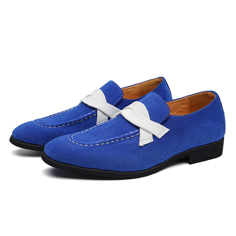 GENTLEMAN™Men's classic design blue loafers