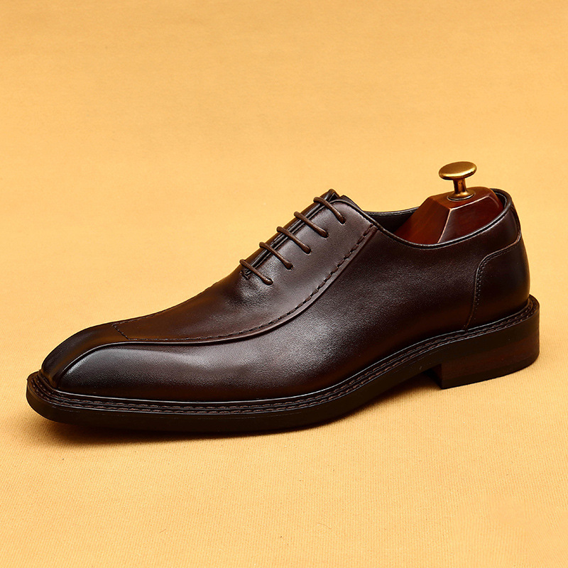 Vintage Business Formal Leather Oxford Shoes