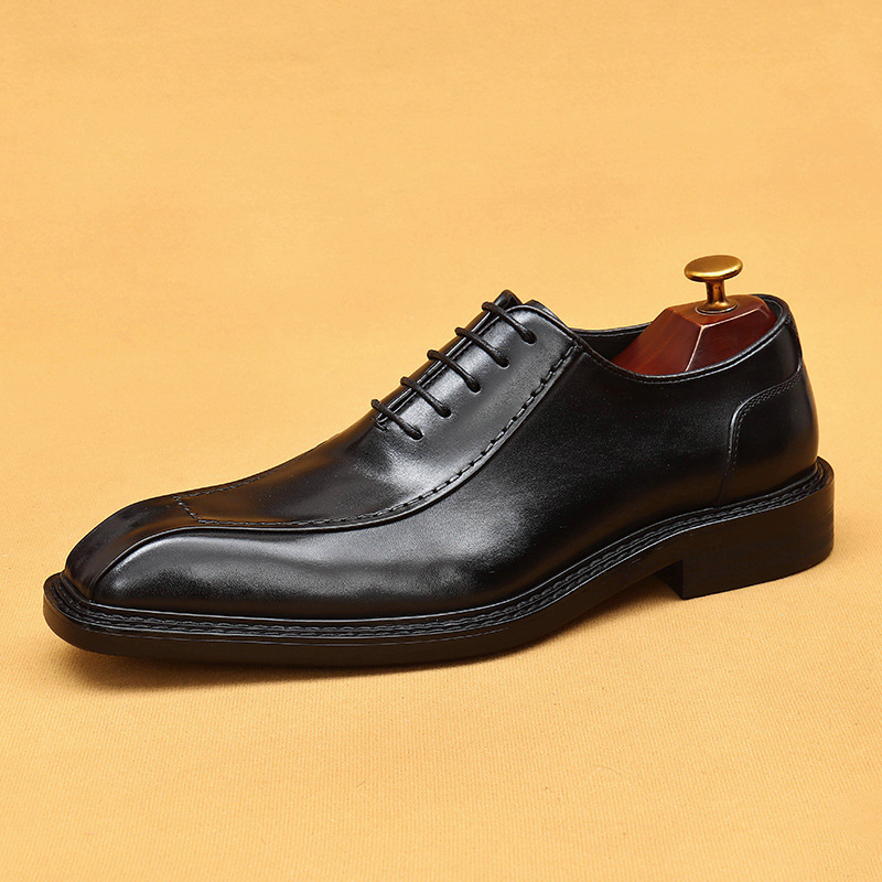 Vintage Business Formal Leather Oxford Shoes