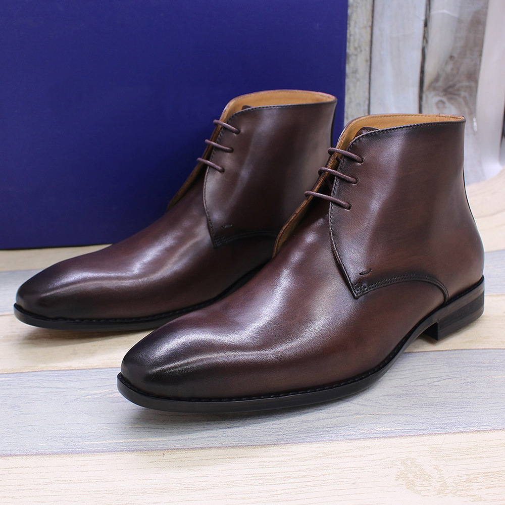 GUYSTEP™Men's formal lace-up leather boots