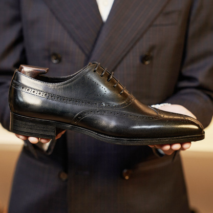 [Copy]Fashionable gentleman sheep suede frosted business leather casual loafers