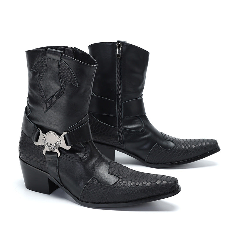 Men's high top Chelsea boots
