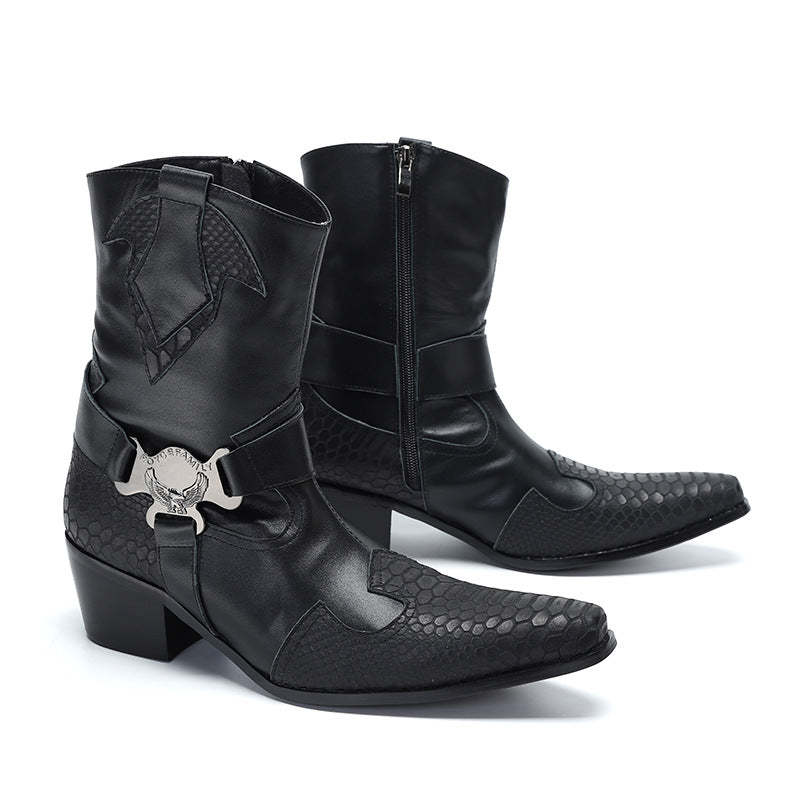 Men's high top Chelsea boots