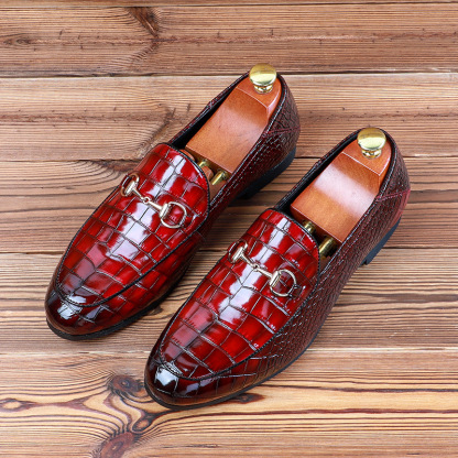 British style fashion business casual leather shoes