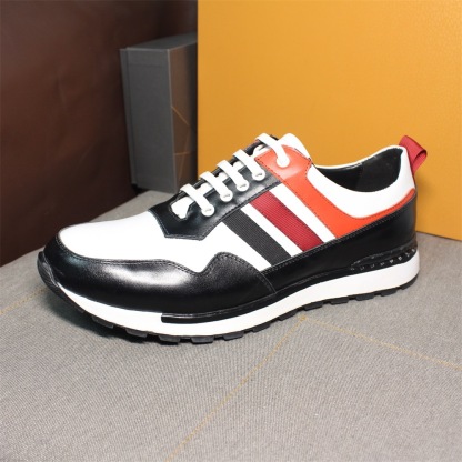 [Copy]Men's stylish color matching lace-up leather shoes