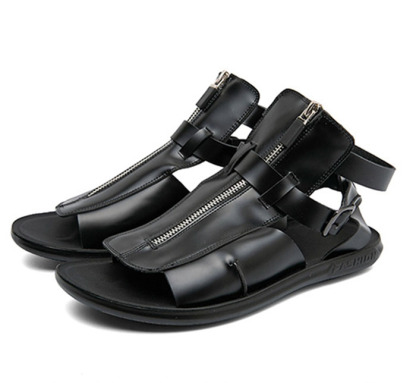 GUYSTEP™Large size men's zipper casual hollow breathable sandals