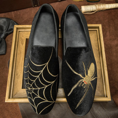 GUYSTEP™-Men's Velvet Classic Personalized Embroidered Loafers