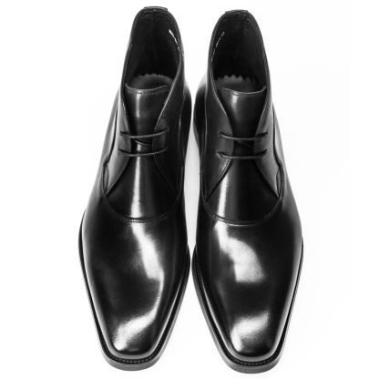 Business formal men's shoes autumn and winter new Martin boots men's trendy shoes men boots small square head British trendy shoes