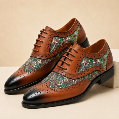 Stefano Cowhide Leather Shoes