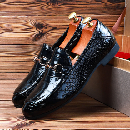 British style fashion business casual leather shoes