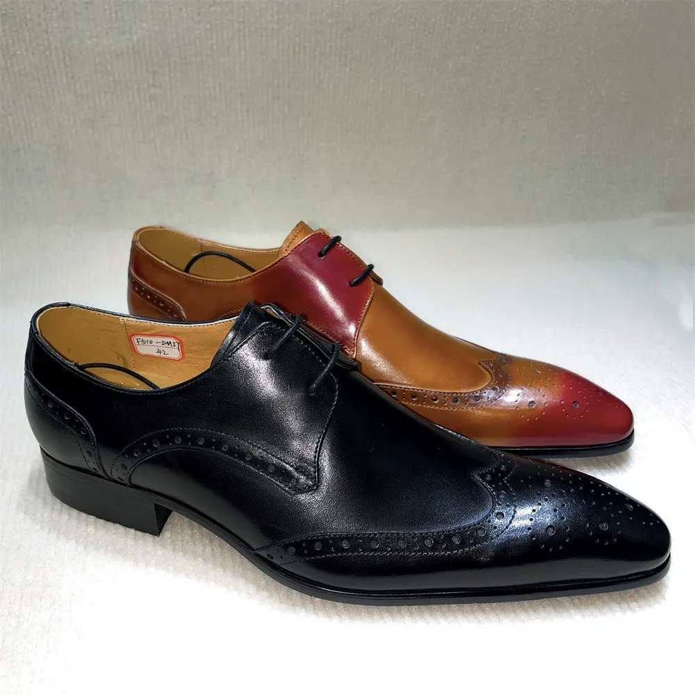 [Copy]High-end quality handmade first-layer cowhide embossed new style business casual loafers