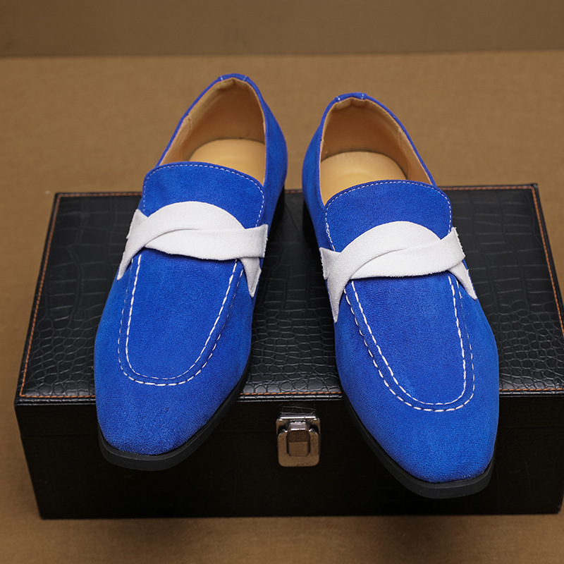 GUYSTEP™Men's classic design blue loafers