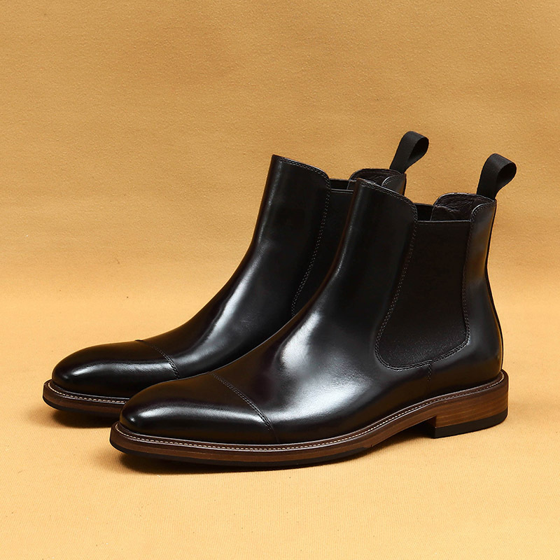 [Copy]Men's Genuine Leather Wingtip Derby Shoes—Two-Tone Brogue Derbies Suitable for Weddings and Business Occasions