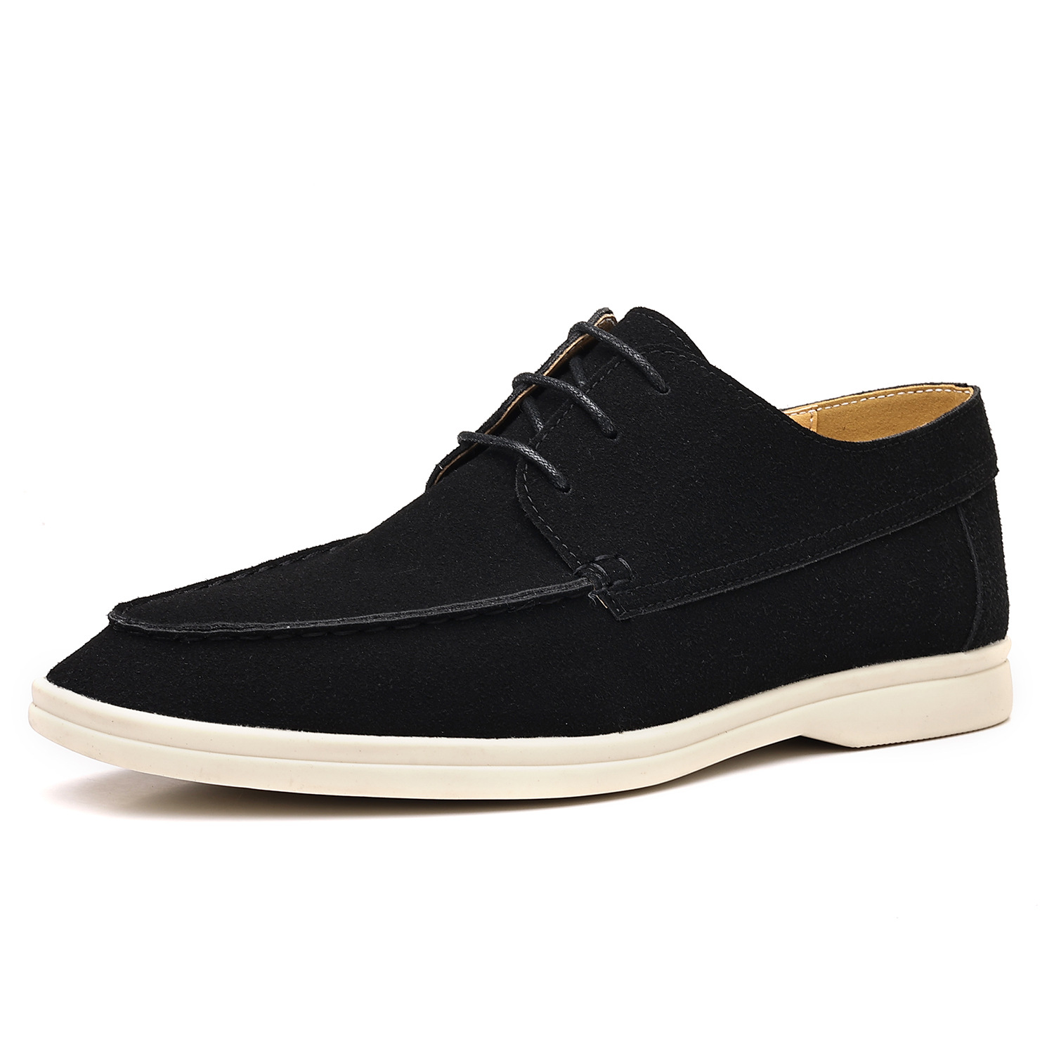 Men's lace-up soft-soled casual loafers