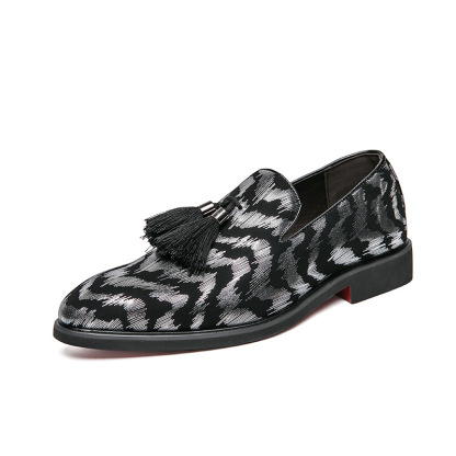 Summer pointed daily spot microfiber solid color simple black low-top viscose shoes sgs bean shoes