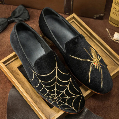 GUYSTEP™-Men's Velvet Classic Personalized Embroidered Loafers