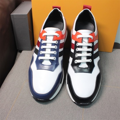 [Copy]Men's stylish color matching lace-up leather shoes