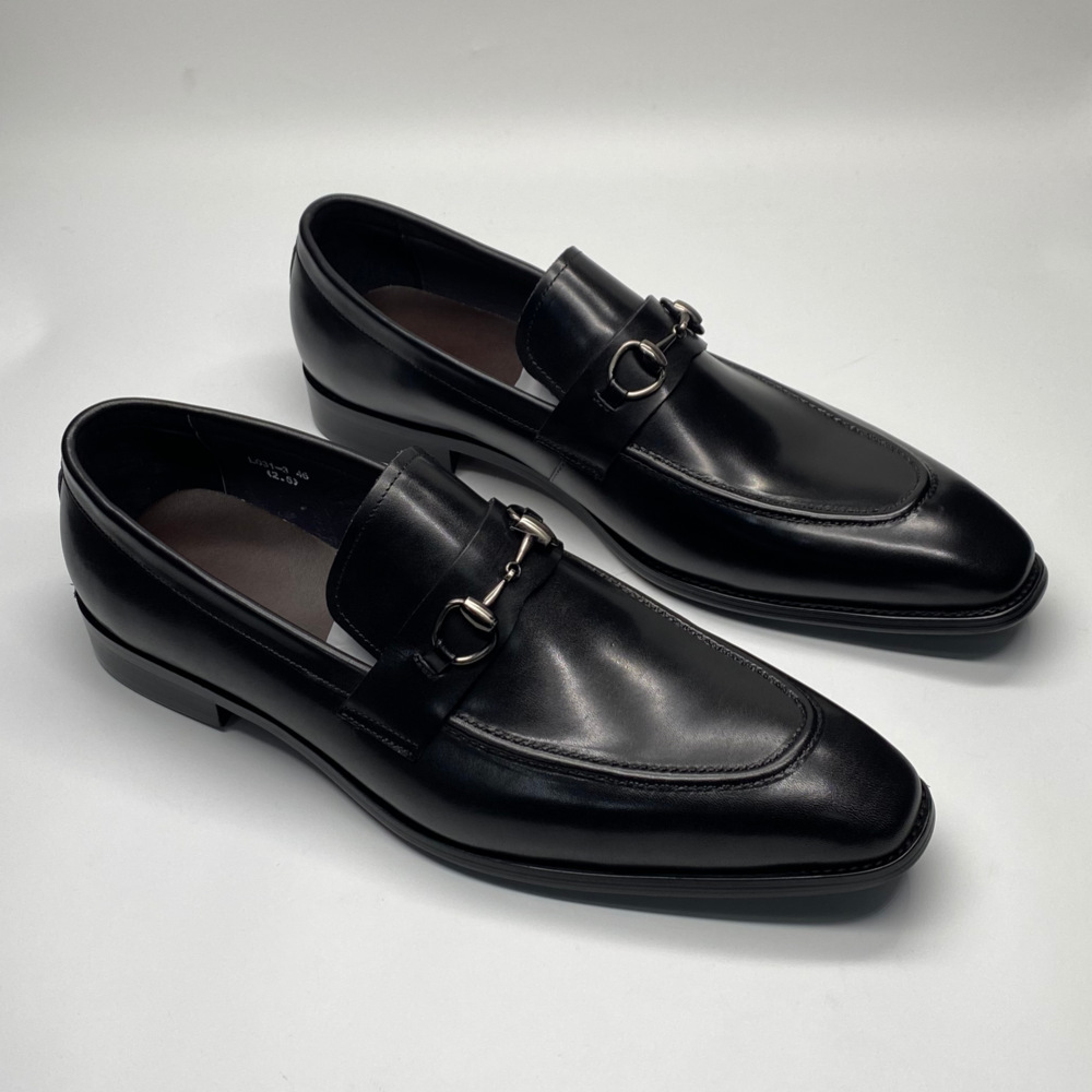 2024 new men's fashion new summer business casual first layer cowhide genuine leather moccasins luxury men's shoes