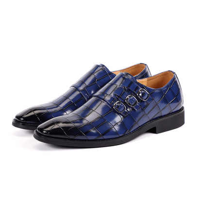 Factory direct sales of new summer business casual men's leather shoes foreign trade cross-border large size one piece wholesale