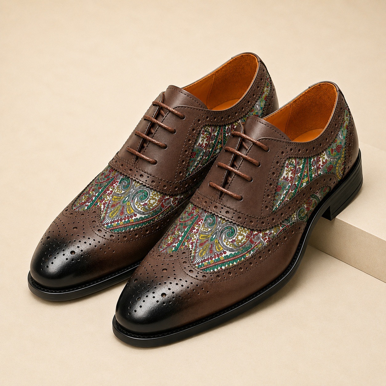 Stefano Cowhide Leather Shoes