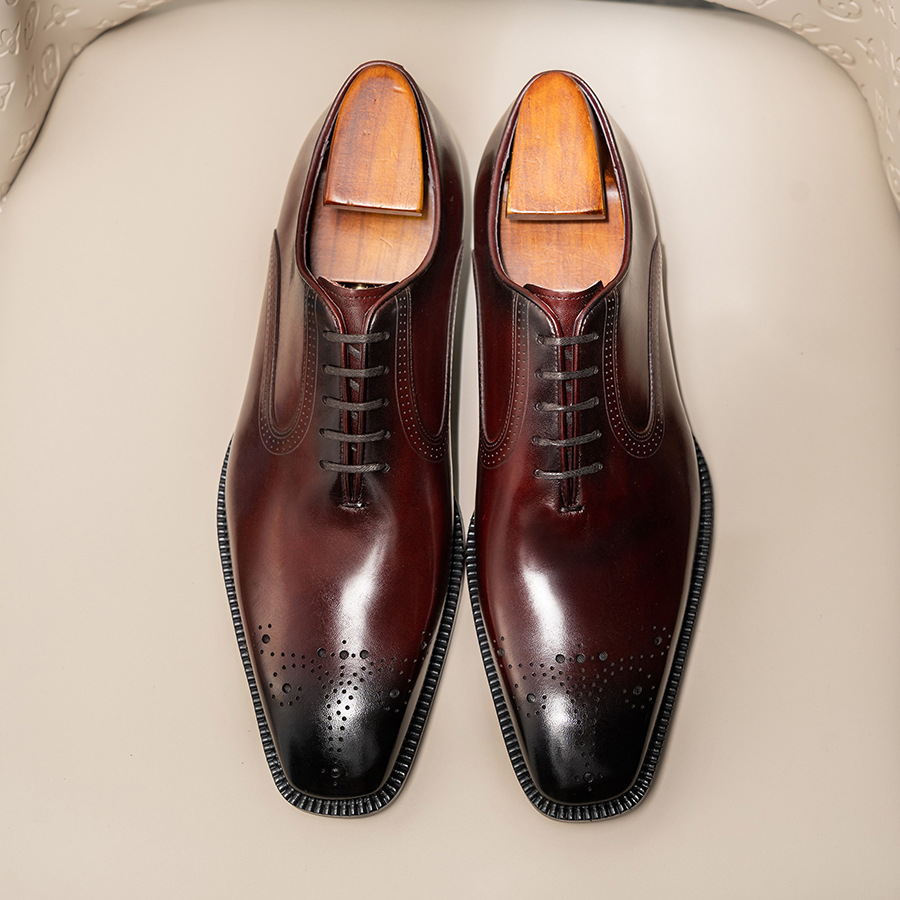 [Copy]New Men's Breathable Soft Leather Loafers