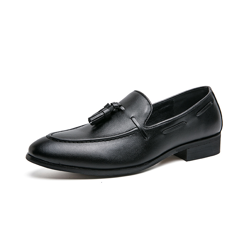 [Copy]Fashionable tassel leather loafers