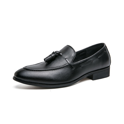[Copy]Fashionable tassel leather loafers