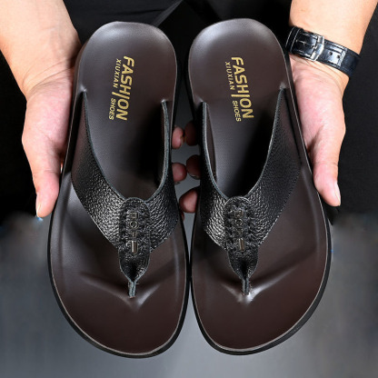 Summer men's flip flops casual slippers