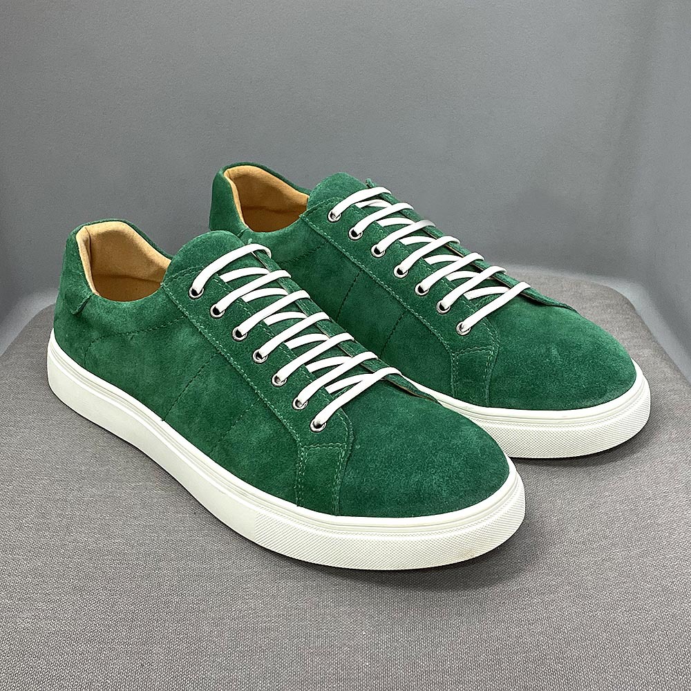 [Copy]Men's Retro Genuine Leather Patchwork Double Buckle Monk Shoes