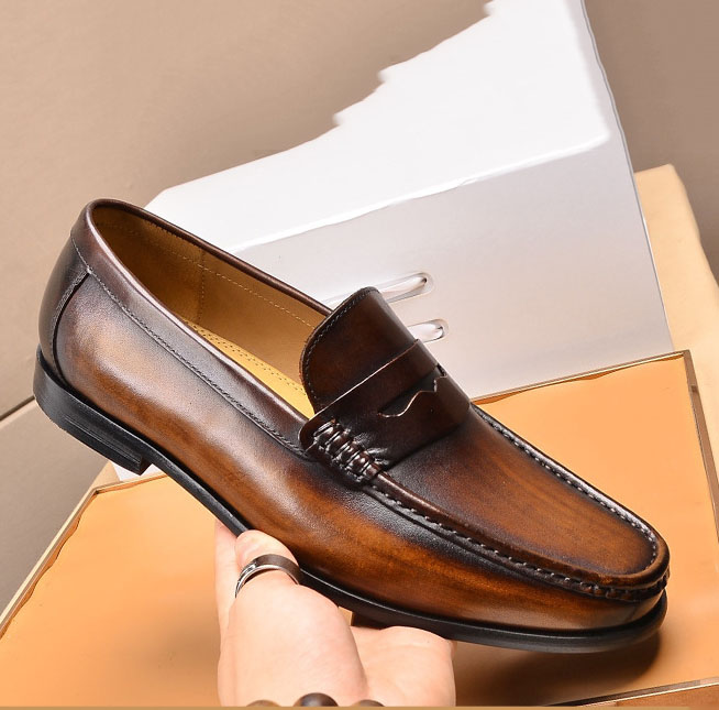 GENTLEMAN™-Large size men's soft sole and soft surface casual leather shoes | Sizes include US14, US15, US16 (EU48, EU49, EU50)